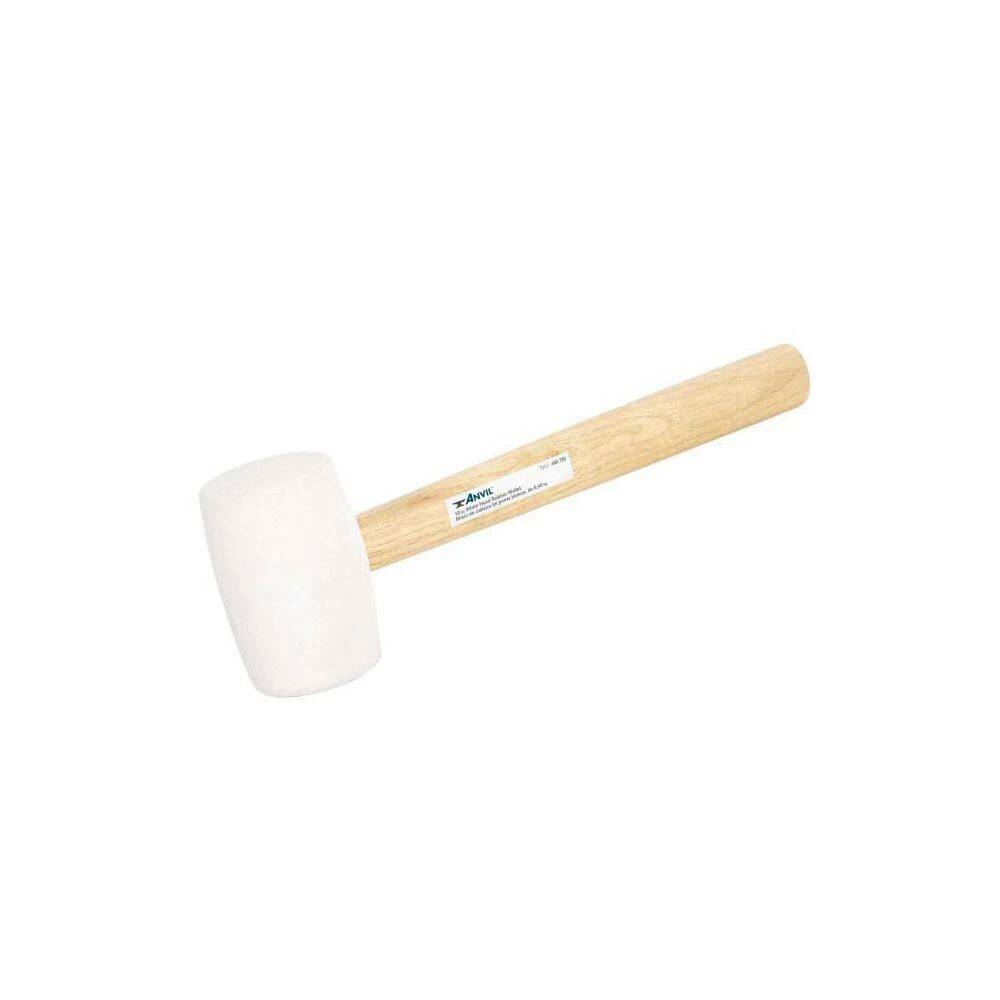 Anvil 16 oz. Rubber Mallet with White Head - Image 4