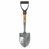Anvil 18 in. D-Grip Short Wood Handle Compact Digging Shovel