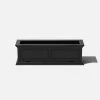 Veradek Brixton Series 36 in. Black Plastic Planter Box