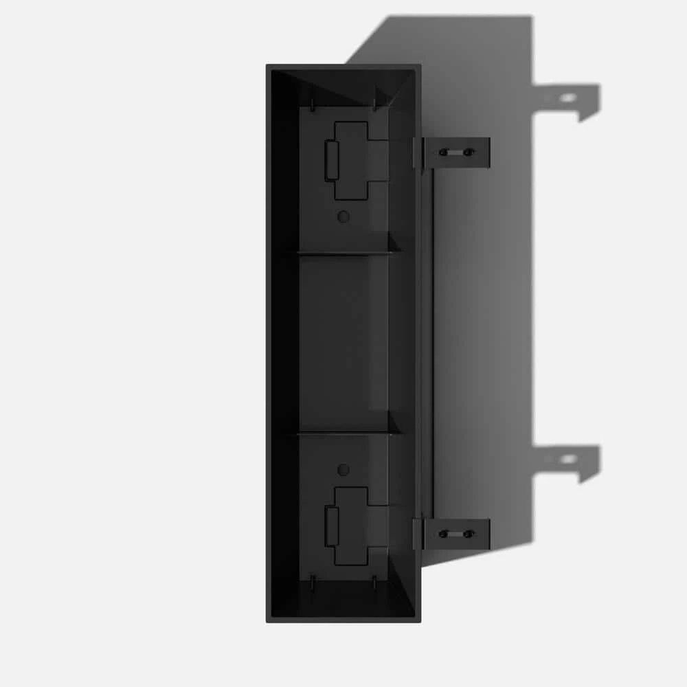 Veradek 36 in. x 10 in. Black Plastic Railing Window Box - Image 2