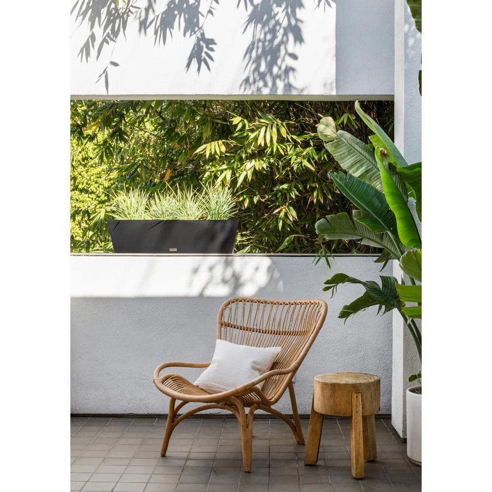 Veradek 9 in. x 36 in. Black Plastic Window Box - Image 6