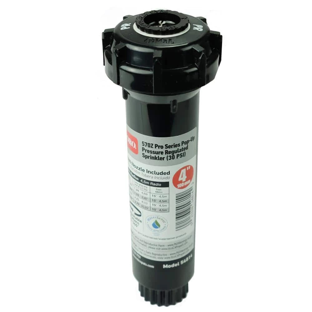 Toro 570Z Pro 4 in. VAN 0° - 360° Pop-Up Pressure-Regulated Sprinkler - Image 4