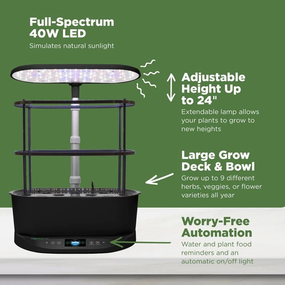 AeroGarden Bounty White - In Home Garden with Gourmet Herb Seed Pod Kit (Alexa Enabled) - Image 6