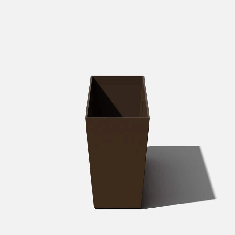 Veradek Midori 39 in. Espresso Plastic Long Trough Planter - Image 2