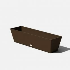 Veradek 9 in. x 36 in. Espresso Plastic Window Box