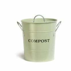 Exaco 2-in-1 Apple Green Lid with Rubber Seal Compost Bucket