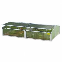 Exaco Jumbo 79 in. W x 39 in. D x 16 in. H Cold Frame Greenhouse 200