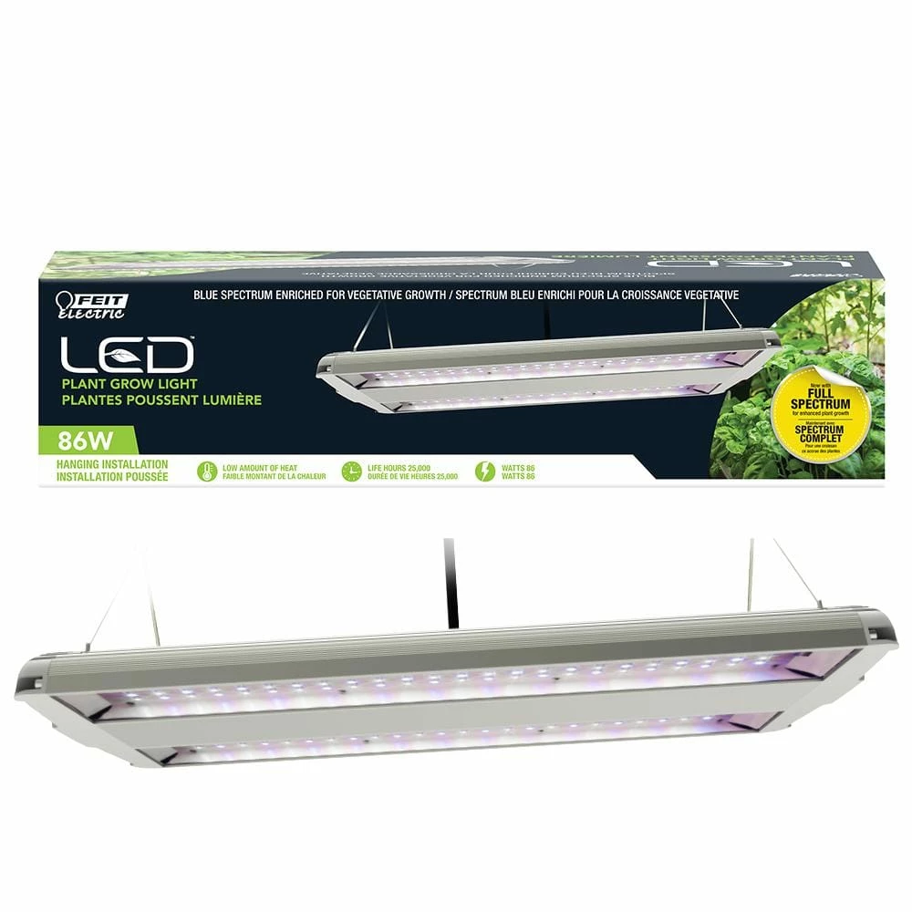 Feit Electric 14 in. 86-Watt Integrated Full Spectrum LED Non-Dimmable Indoor High Bay Plant Grow Light Fixture, Daylight - Image 2