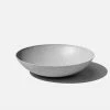 Veradek Lane Bowl 32 in. Gray Plastic Round Planter
