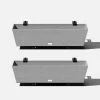 Veradek 36 in. x 10 in. Gray Plastic Railing Window Box (2-Pack)