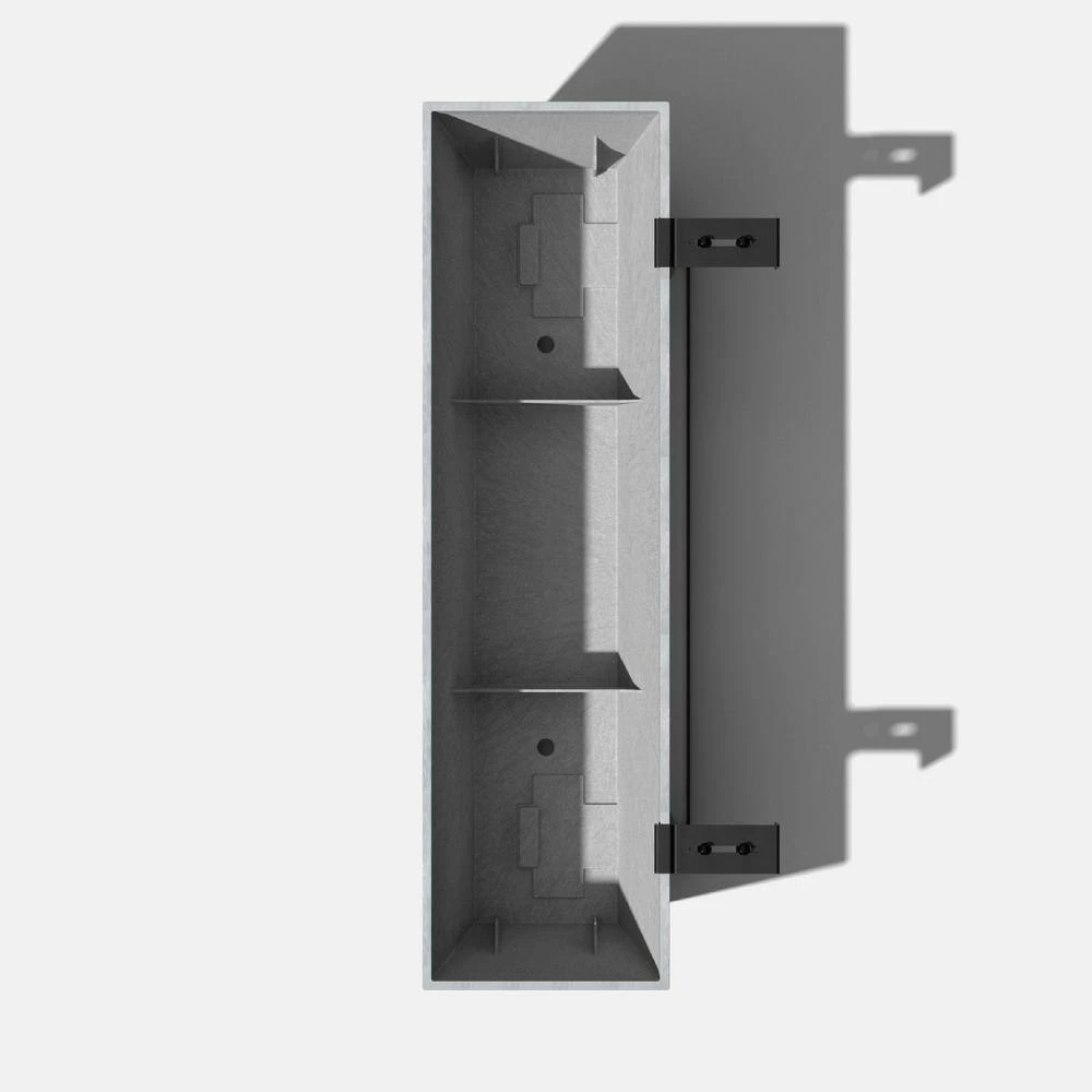 Veradek 36 in. x 10 in. Gray Plastic Railing Window Box - Image 2