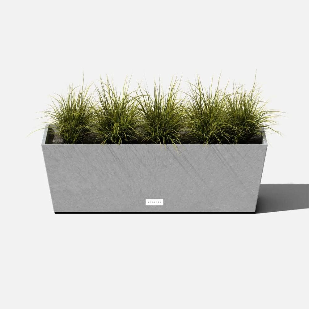 Veradek 9 in. x 25 in. Gray Plastic Window Box - Image 4