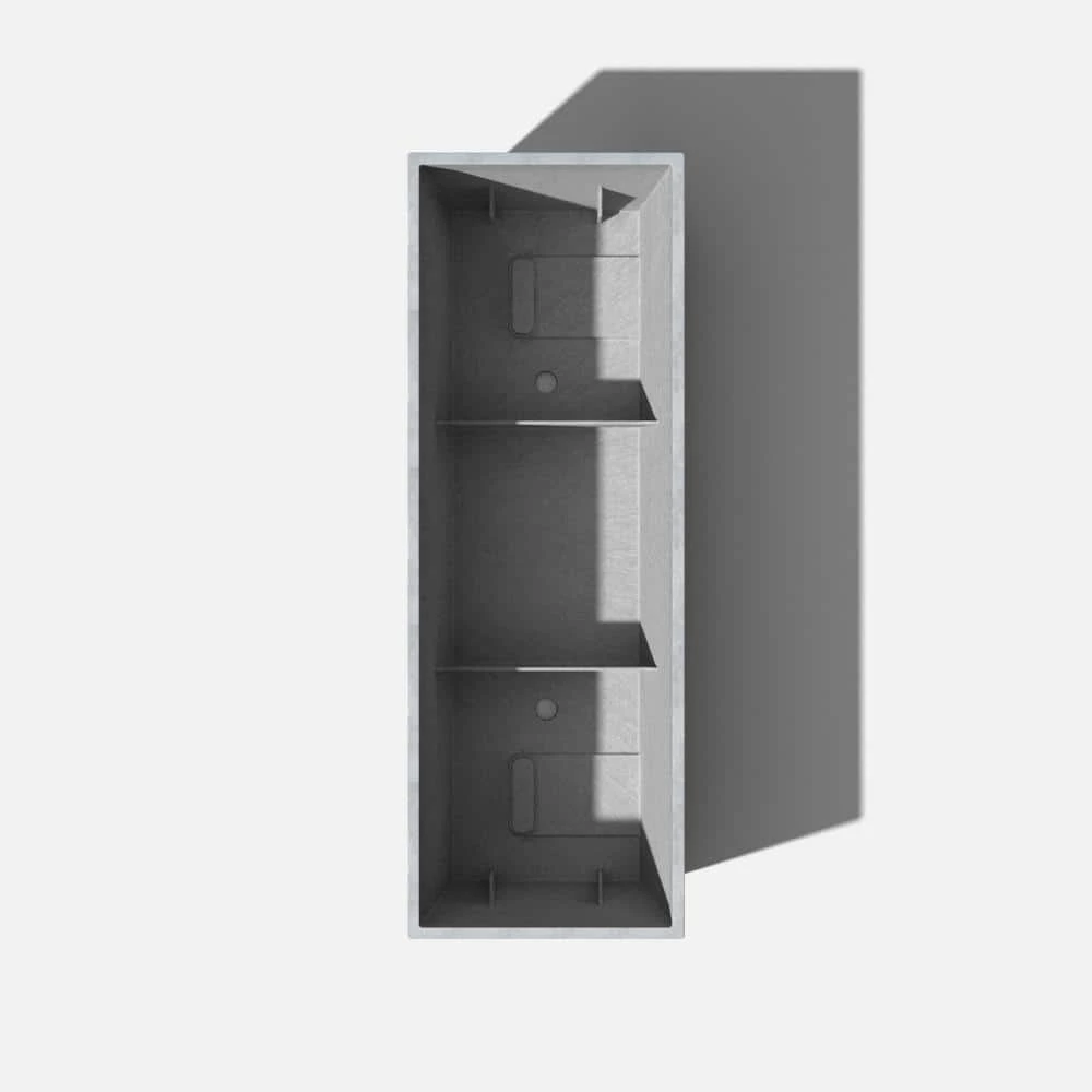 Veradek 9 in. x 25 in. Gray Plastic Window Box - Image 2