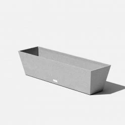 Veradek 9 in. x 36 in. Gray Plastic Window Box