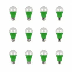 Feit Electric 9-Watt A19 Medium E26 LED Non-Dimmable Indoor and Greenhouse Full Spectrum Plant Grow Light Bulb (12-Pack)