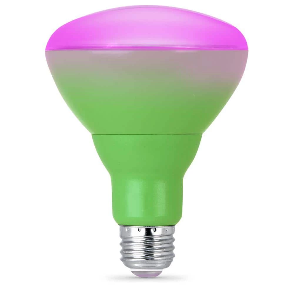 Feit Electric 9-Watt BR30 Medium E26 Non-Dimmable Indoor and Greenhouse Full Spectrum Plant Grow LED Light Bulb (4-Pack) - Image 4