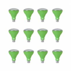 Feit Electric 9-Watt BR30 Medium E26 Non-Dimmable Indoor and Greenhouse Full Spectrum Plant Grow LED Light Bulb (12-Pack)