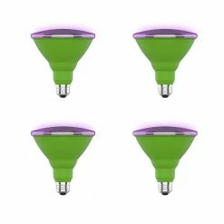 Feit Electric 16-Watt PAR38 Medium E26 Non-Dimmable Indoor and Outdoor Full Spectrum Plant Grow LED Light Bulb (4-Pack)