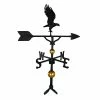 Montague Metal Products 32 in. Deluxe Black Full Bodied Eagle Weathervane