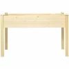 HONEY JOY 49.5 in. x 23.5 in. x 30 in. Oak Wood Vegetable Flower Planter Wooden Garden