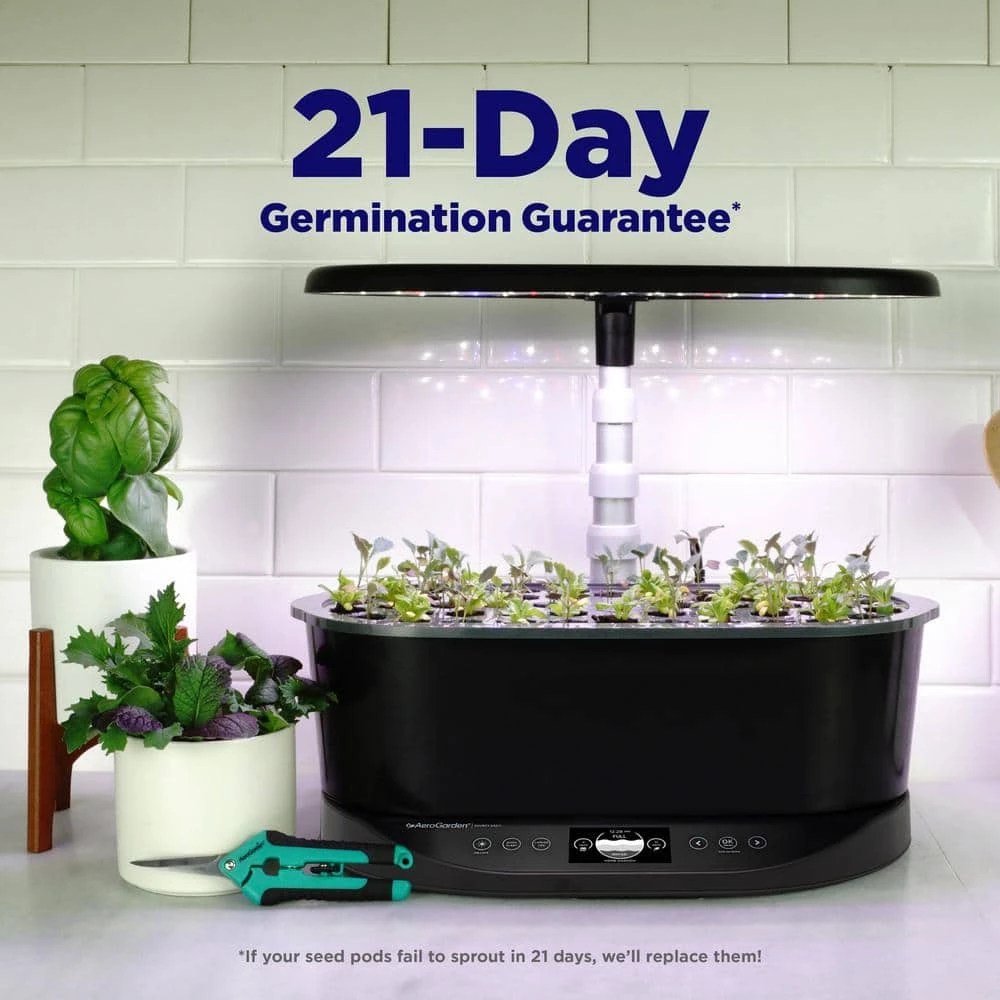 AeroGarden Bounty Elite Platinum Stainless - In Home Garden with Gourmet Herb Seed Pod Kit (Alexa Enabled) - Image 7