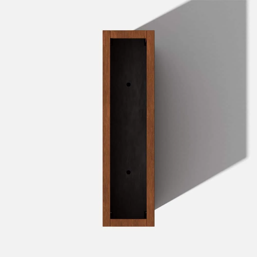 Veradek Rust Corten Span Medium Steel Metal Rectangular Planter - Image 2