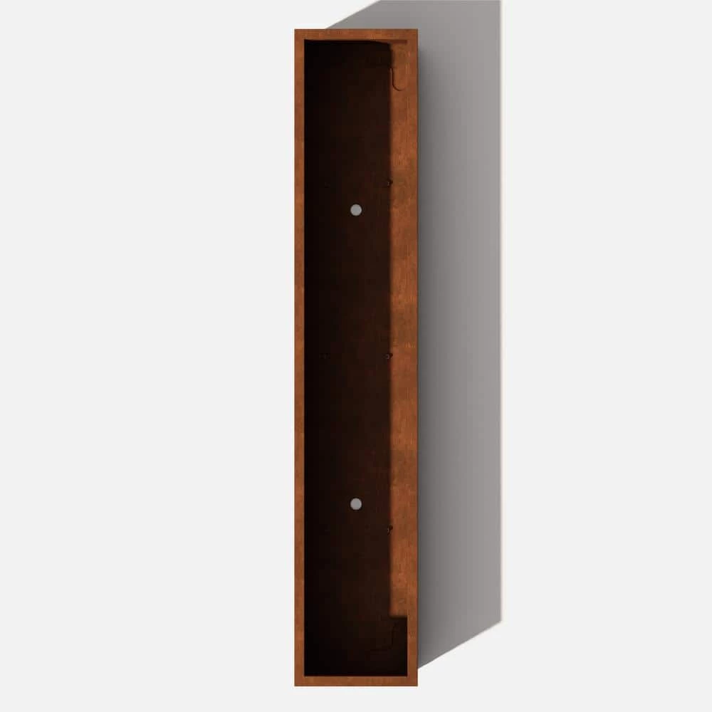 Veradek Trough 48 in. Rust Corten Steel Metal Window Box Planter - Image 2