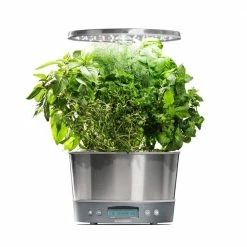 AeroGarden Harvest Elite 360 Stainless Home Garden System