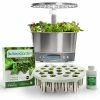 AeroGarden Stainless Steel Seed Starting Harvest Elite 360 System Bundle