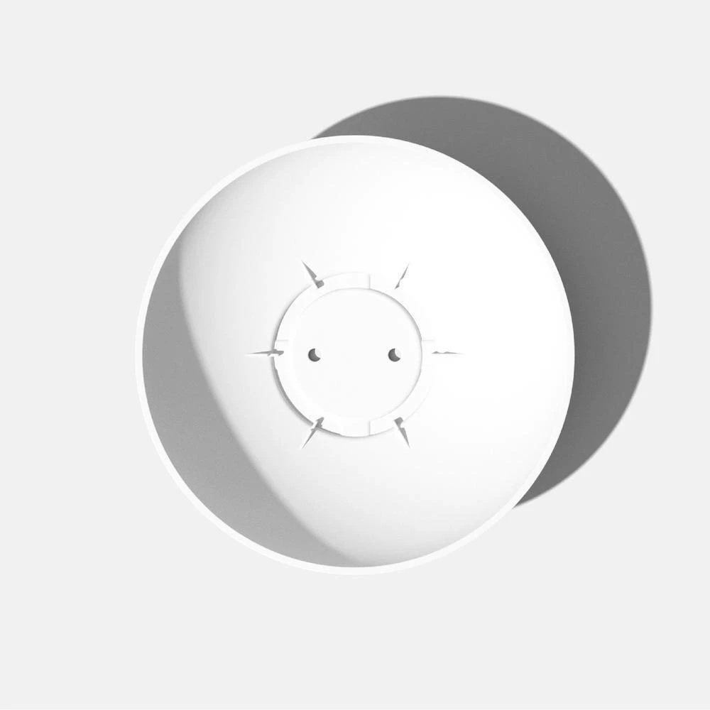 Veradek Lane Bowl 24 in. White Plastic Round Planter - Image 2