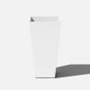 Veradek Midland 30 in. White Plastic Tall Square Planter