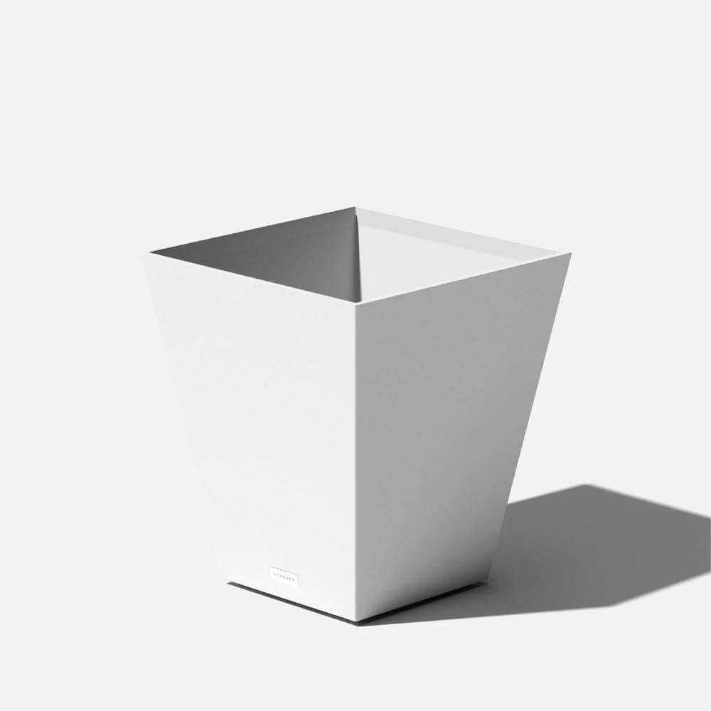 Veradek Nobleton 18 in. Square White Plastic Planter